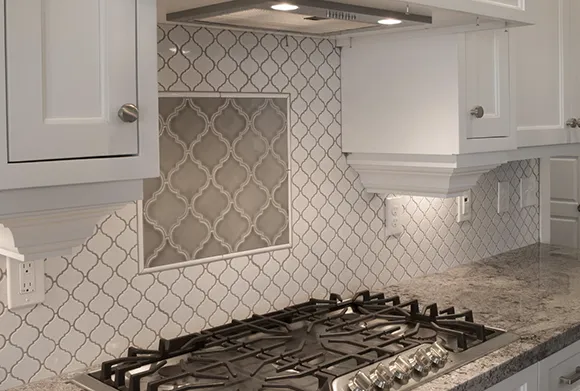 Backsplash installation service adds style and protection to kitchens with durable, custom tile and material options.