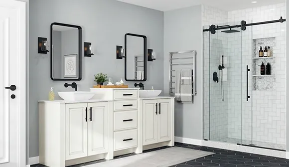 Bathroom cabinet installation featuring custom designs, quality materials, and efficient solutions for maximizing space.